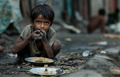 Fighting Hunger with Food Distribution Drives
